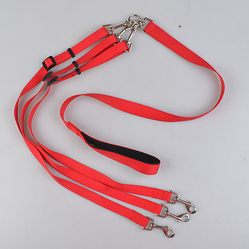 

Dog Harnesses & Leash Safety Solid Colored Nylon Red Blue Black