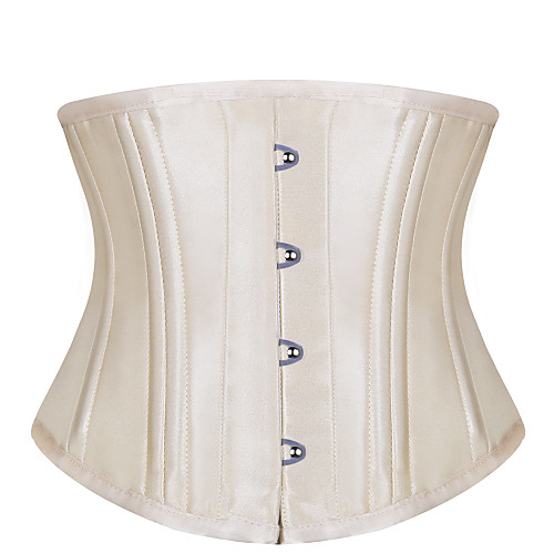 

Жен. На крючках Корсет под грудь - Однотонный