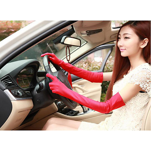 

Women's Basic Polyester Fingertips Gloves - Solid Colored / Summer