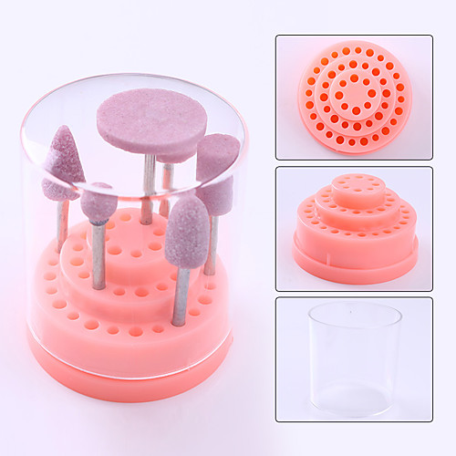 

48-holes-empty-nail-drill-bit-holder-case-display-stand-with-cover-gel-polish-remover-storage-container-manicure-nail-art-tool