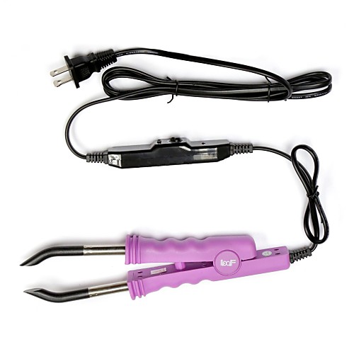 

neitsi-1pcs-25w-us-eu-uk-plug-pre-bonded-fusion-heat-iron-wand-gun-connector-for-human-hair-extensions-pink