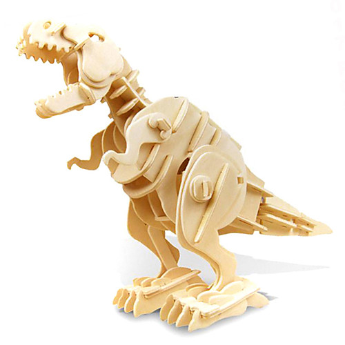 

3D пазлы Наборы для моделирования Тиранозавр Динозавр со звуковым датчиком Электрический деревянный Детские Мальчики Игрушки Подарок