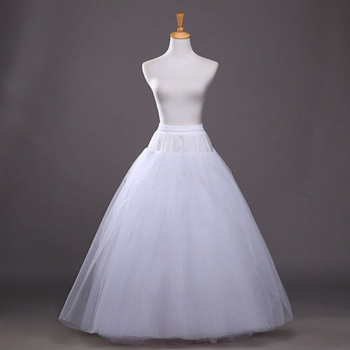 

Wedding / Party / Evening / Party & Evening Slips Polyester / Taffeta / Tulle Floor-length A-Line Slip / Ball Gown Slip / Classic & Timeless with