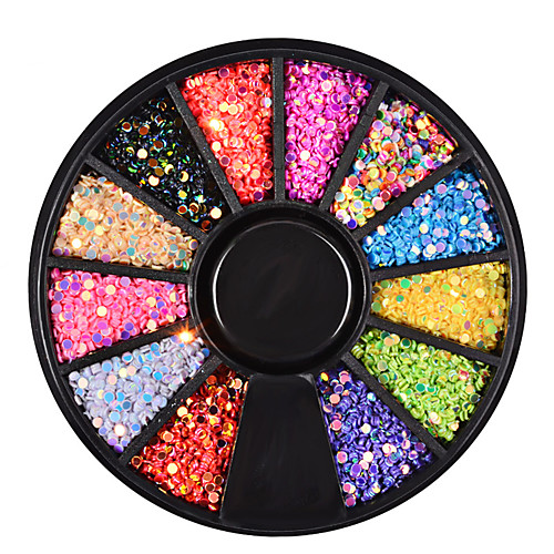 

12-color-circular-sequins-colorful-laser-sequins-nail-decorations