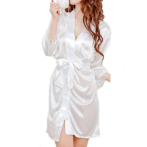 фото Униформы дамское белье пижамы пол косплэй kостюмы однотонный платье пояс стринги lightinthebox