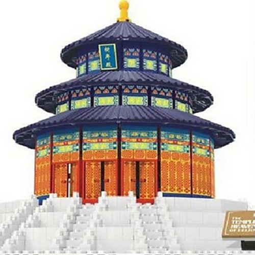 

WAN GE Building Blocks Model Building Kit Famous buildings Chinese Architecture Temple of Heaven Fun & Whimsical Toy Gift