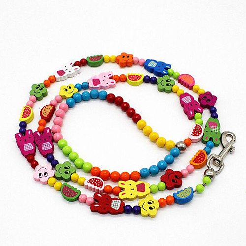 

Dog Leash Waterproof Portable Safety Rainbow Cartoon Plastic