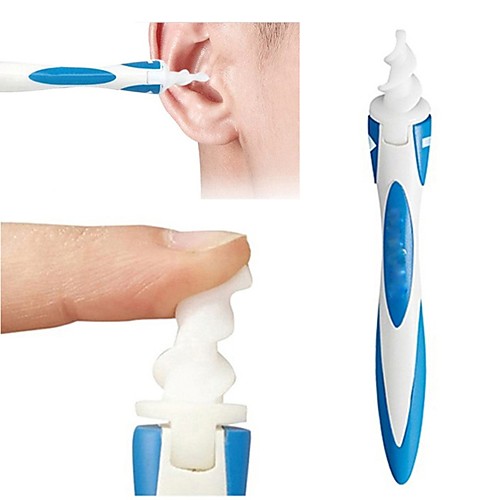 

ухо уход ухо очиститель ушной палочки легко удалить ушную воронку мягкий спиральный очиститель предотвратить ушные инструменты для чистки