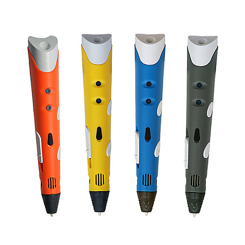 

(распродажа) de wang 3d печатные ручки второго поколения / желтый / подходят идеально и достаточно безопасны для детей, Оранжевый