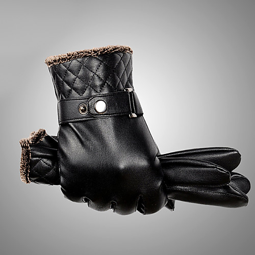 

Men's Waterproof / Keep Warm / Windproof Fingertips Gloves - Solid Colored