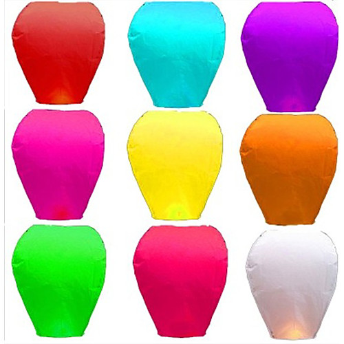 

10pcs китайский желающий светильник kongming latern фестиваль