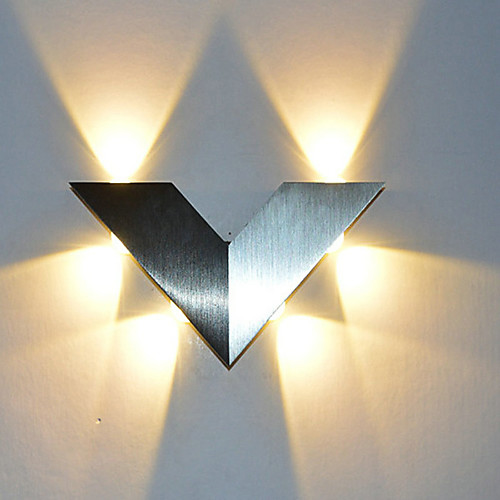 

современный треугольник 6w led wall sconce крытый прихожая вверх вниз пятно света алюминиевое декоративное освещение