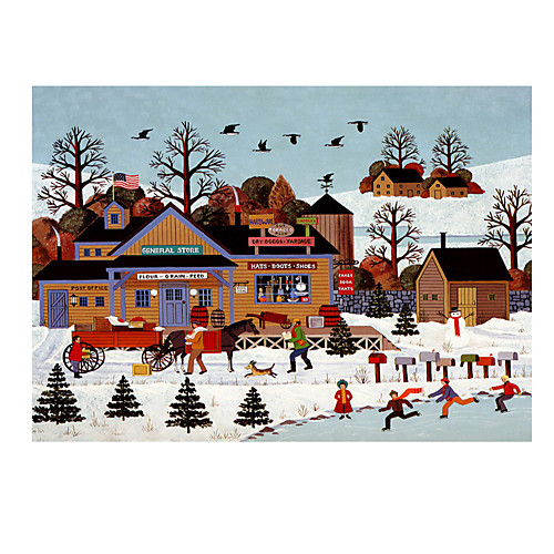 

Christmas House Horse Jigsaw Puzzle Adult Puzzle Jumbo Wooden Adults' Toy Gift