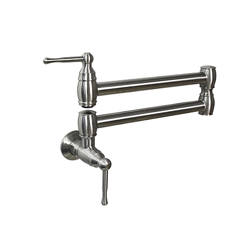 

кухонный смеситель Матовый никель На стену Классика Kitchen Taps