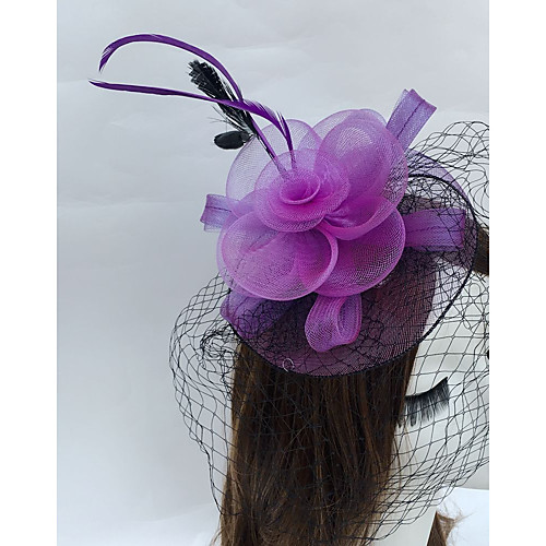 

Перья / Сеть Fascinators / Завесы для птиц с 1 Свадьба / Вечеринка / ужин Заставка