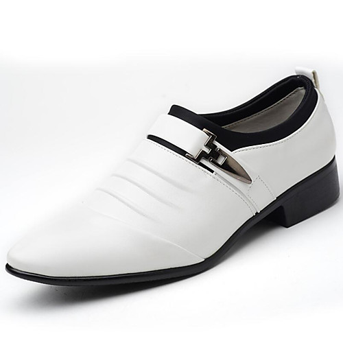 

Муж. Официальная обувь Полиуретан Весна / Осень Деловые Мокасины и Свитер Черный / Белый / Коричневый / Заклепки / на открытом воздухе / Офис и карьера / EU40