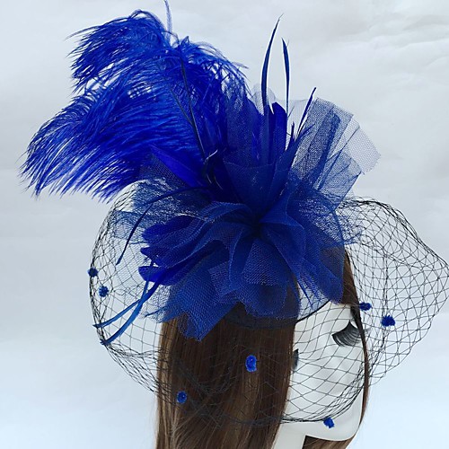 

Перья / Сеть Fascinators / Завесы для птиц с 1 Свадьба / Вечеринка / ужин Заставка