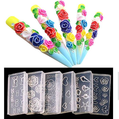 

6pcs Nail Art Tool For Durable nail art Manicure Pedicure Personalized / Classic Daily