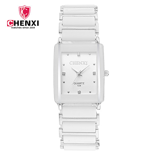 

CHENXI Для пары Наручные часы Японский Кварцевый Черный / Белый Cool Аналоговый Кулоны Роскошь Классика На каждый день Мода - Белый Черный