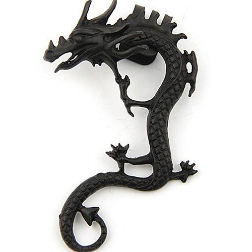 

Men's Women's Stud Earrings cuff Animal Personalized Earrings Jewelry Black For Casual