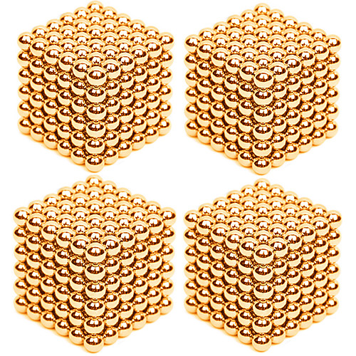 

4 pcs 3mm Magnet Toy Magnetic Balls Building Blocks Super Strong Rare-Earth Magnets Neodymium Magnet Puzzle Cube Stress and Anxiety Relief Office Desk Toys Relieves ADD, ADHD, Anxiety, Autism / Kid's