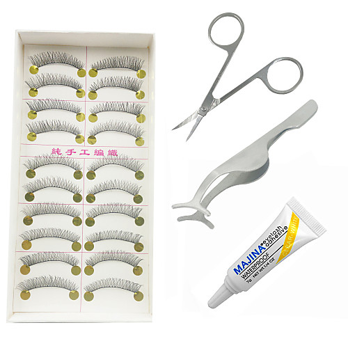 

Eyelash Extensions Makeup Tools Eyelash Glue Fiber Daily Full Strip Lashes Crisscross Natural Long - Makeup Daily Makeup Party Makeup Fairy Makeup Cosmetic Grooming Supplies