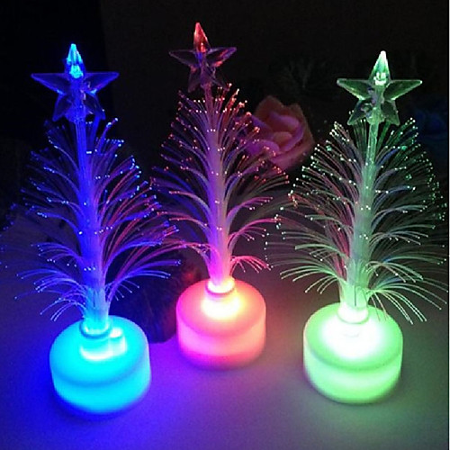 

светодиодная лампа питания от аккумулятора 7 цветная смена ночного стола настольная рождественская елка праздничная вечеринка