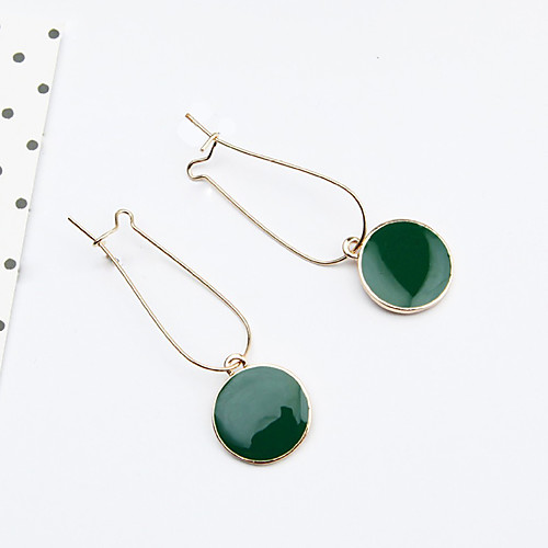 

Women's Drop Earrings Ladies Fashion Earrings Jewelry Green For Daily Casual
