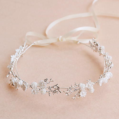 

Crystal / Alloy Tiaras / Headbands / Headwear with Floral 1pc Wedding / Special Occasion / Party / Evening Headpiece