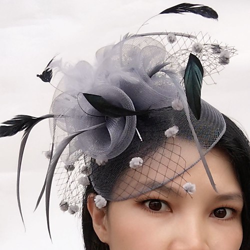 

Перья / Сеть Fascinators / Завесы для птиц с 1 Свадьба / Вечеринка / ужин Заставка