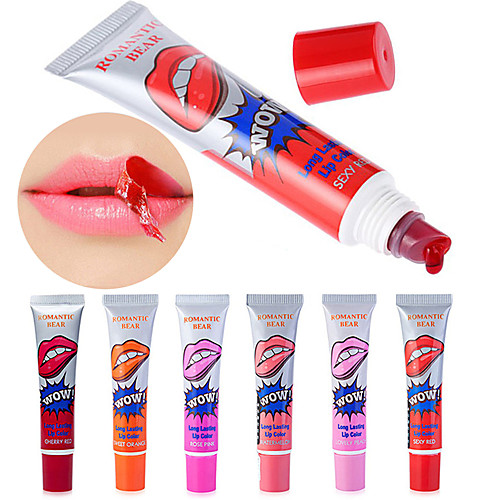 

6 Colors Daily Makeup Makeup Tools Liquid Lip Gloss Pull out / Cute / Formaldehyde Free Dry / Wet / Combination Waterproof / Coloured gloss / Moisture Glam / Classic / Sexy Makeup Cosmetic Daily
