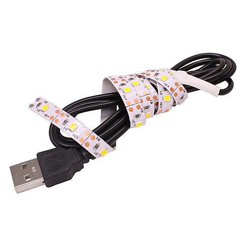 

1pc 0.5M USB Port LED Strip Light 30 LEDs 8mm 3528 for TV Background Home Lighting 5V