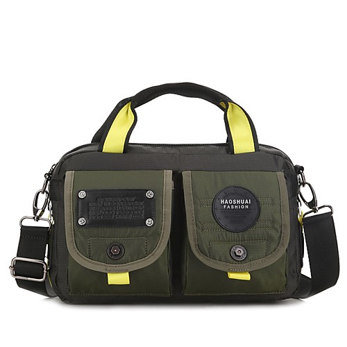 

30 L Shoulder Messenger Bag Multifunctional Waterproof Compact Wear Resistance Outdoor Camping / Hiking Hunting Fishing Nylon Black Army Green