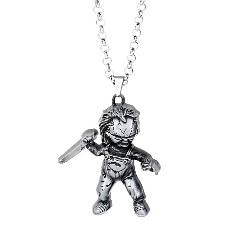 

Men's Women's Pendant Necklace Geometrical Vintage Alloy Silver Bronze Necklace Jewelry One-piece Suit For Evening Party Club