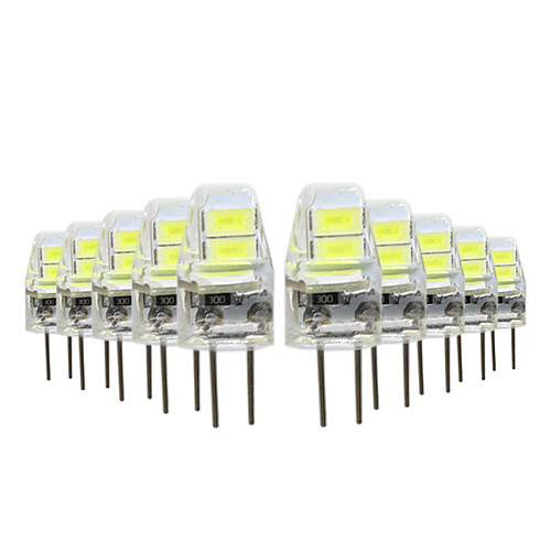 

YWXLIGHT 10 шт. 1 W Двухштырьковые LED лампы 50 lm G4 4 Светодиодные бусины SMD 5730 Тёплый белый Холодный белый 5 V