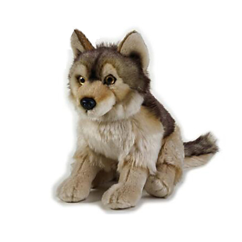 

Animals Wolf Head Stuffed Animal Plush Toy Handcrafted lifelike Cute Lovely Gift