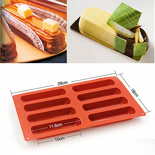 

8 форм эклер силиконовые формы для выпечки тортов