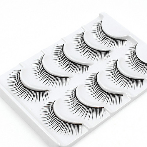 

Eyelash Extensions False Eyelashes 10 pcs Volumized Natural Extra Long Fiber Daily Full Strip Lashes - Makeup Daily Makeup Cosmetic Grooming Supplies