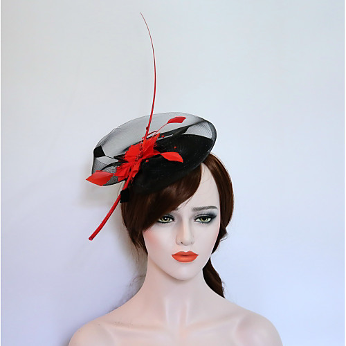 

Фланелет / Перья Fascinators / Головные уборы с 1 Свадьба / Вечеринка / ужин Заставка