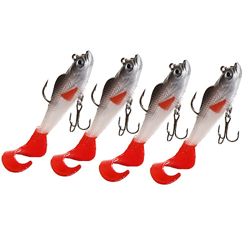 

1 pcs pcs Fishing Accessories Soft Bait / Shad / Grub Plastic Easy to Use Sea Fishing / Bait Casting / Jigging Fishing / Freshwater Fishing / Lure Fishing / General Fishing