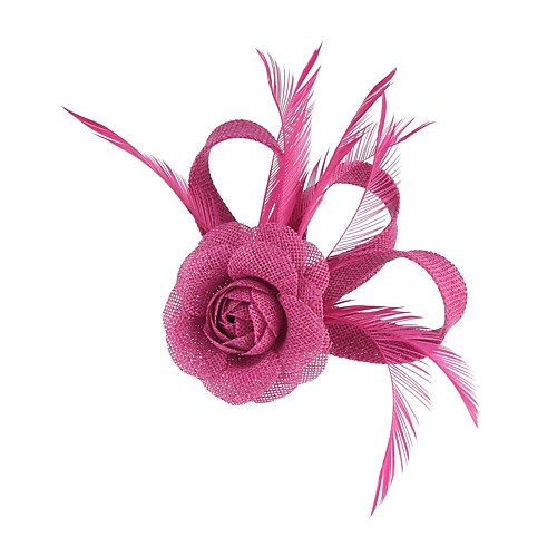 

Flax Flowers / Hair Clip with 1 Wedding / Special Occasion / Party / Evening Headpiece