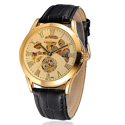 

Men's Casual Watch / Fashion Watch Automatic self-winding Leather Band