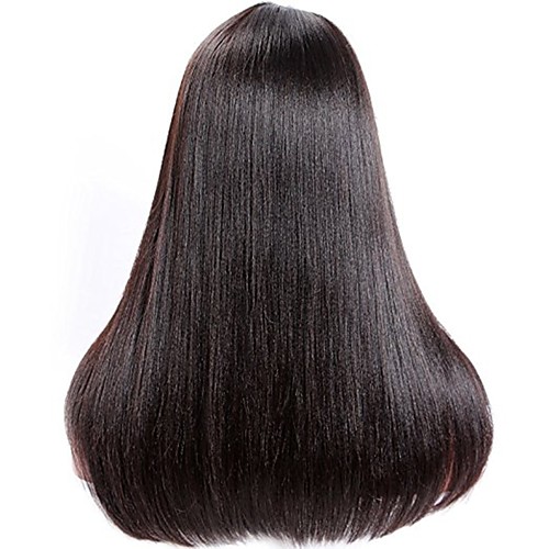 

Virgin Human Hair Glueless Lace Front Lace Front Wig Free Part style Brazilian Hair Yaki Yaki Straight Wig 130% 150% 180% Density with Baby Hair Natural Hairline For Black Women Unprocessed Bleached