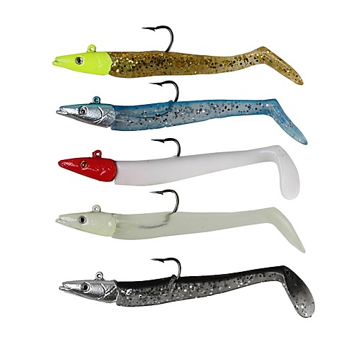 

2 pcs Fishing Lures Soft Bait Fast Sinking Bass Trout Pike Bait Casting Spinning Jigging Fishing Plastic / Freshwater Fishing / Carp Fishing / Bass Fishing / Lure Fishing / General Fishing