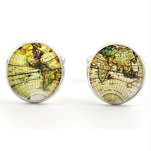 

Cufflinks Dresswear Brooch Jewelry Silver Golden For Daily