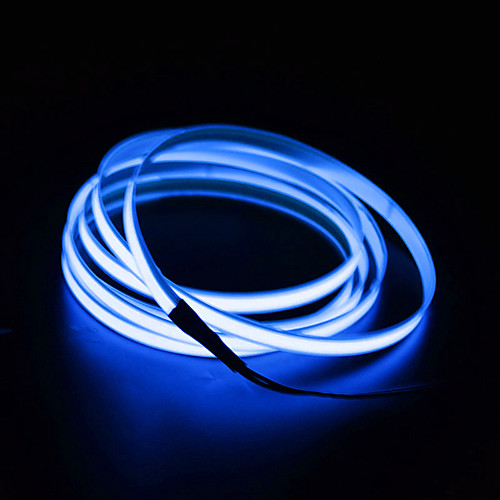 фото Brelong 2m 0 светодиоды 2.3mm el белый / красный / синий непромокаемый / самоклеящийся / неоновый электролюминесцентный провод 1шт Lightinthebox