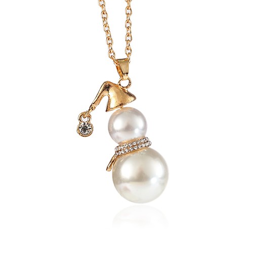 

Women's Pendant Necklace Sweet Hip-Hop Alloy Gold Silver Necklace Jewelry For Christmas