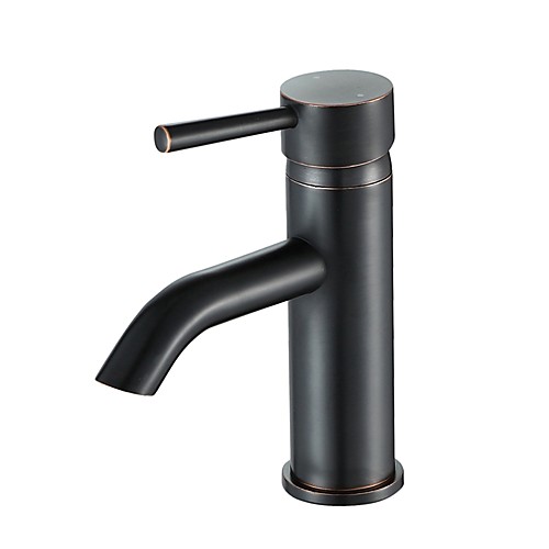 

Bathroom Sink Faucet - Black / Best Quality Oil-rubbed Bronze Centerset Single Handle One HoleBath Taps / CUPC