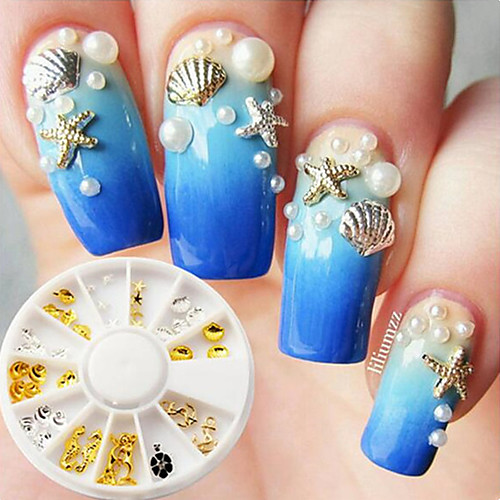 

1 pcs Metallic / Fashion Nail Art Design Daily