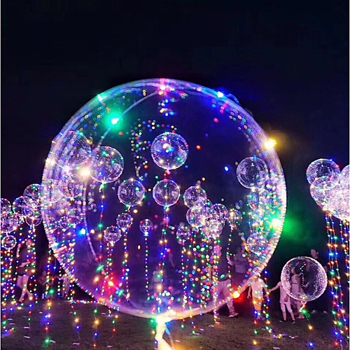 

3M LED освещение Воздушные шары LED воздушные шары Праздник Романтика День рождения Осветительные приборы Наполнители Сияние в темноте